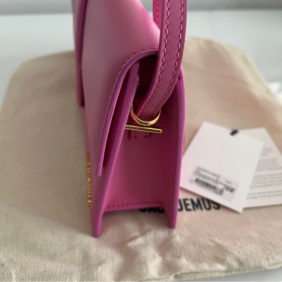 Jacquemus Pink Leather Le Bambino Long Bag - Picture 10 of 10